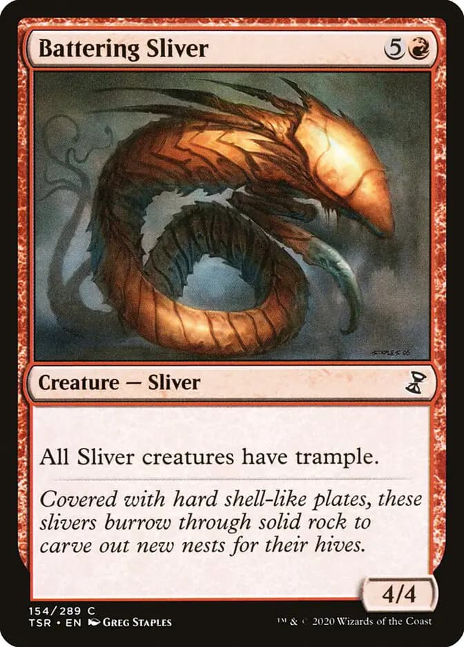 Card image of Battering Sliver
