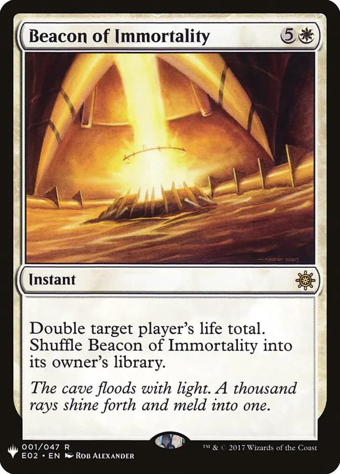 Card image of Beacon of Immortality