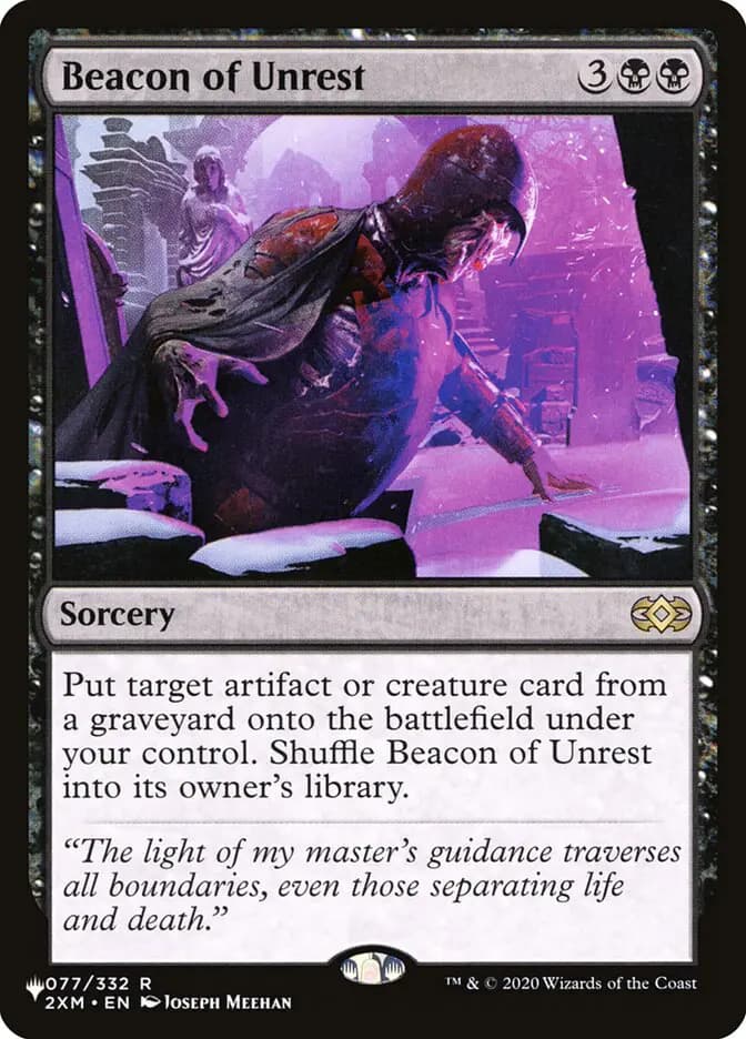 Card image of Beacon of Unrest