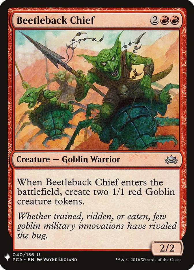 Card image of Beetleback Chief