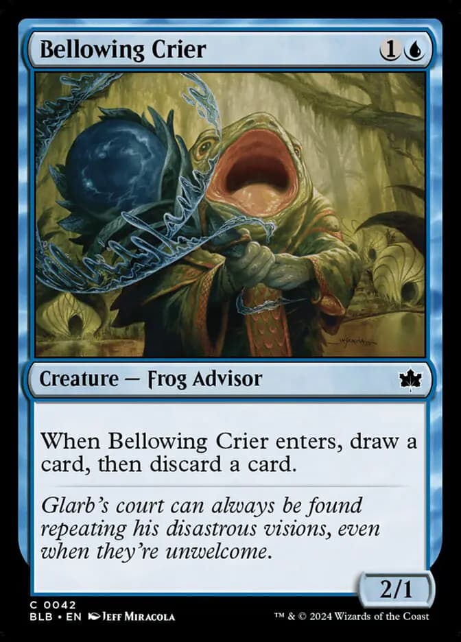 Card image of Bellowing Crier