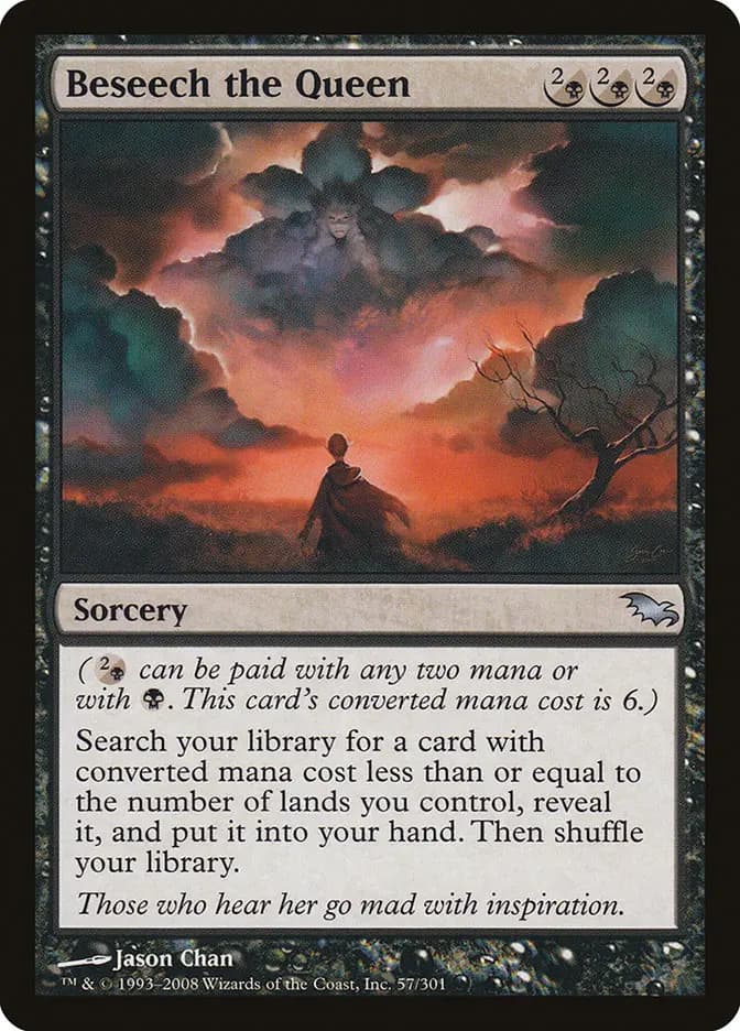 Card image of Beseech the Queen