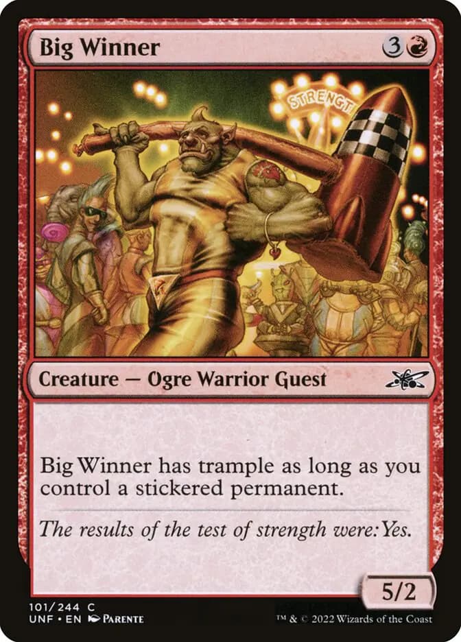 Card image of Big Winner