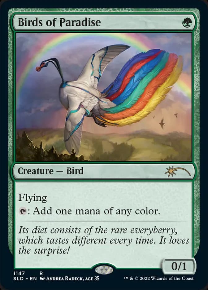 Birds of Paradise (Secret Lair Drop) #1147 - buy magic cards