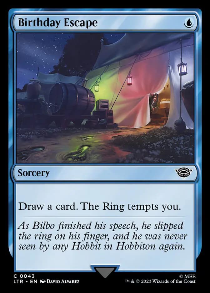 Card image of Birthday Escape