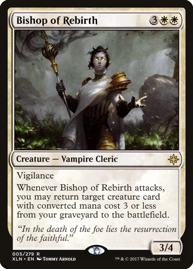Card image of Bishop of Rebirth