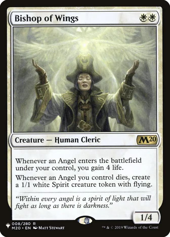 Card image of Bishop of Wings