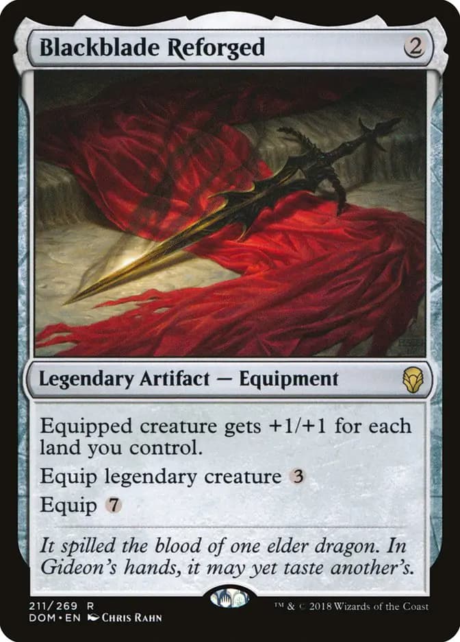 Card image of Blackblade Reforged
