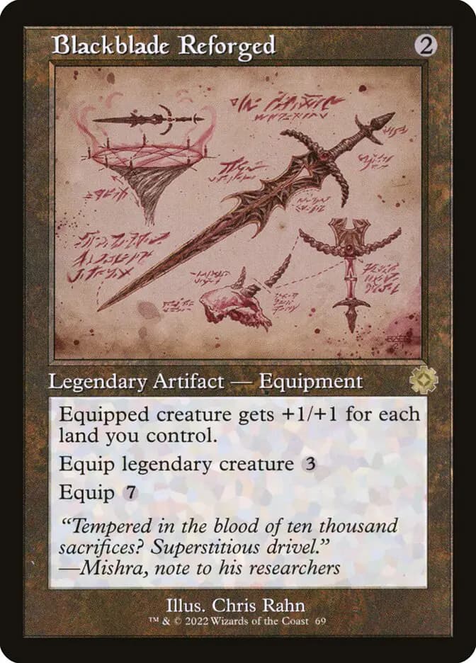Card image of Blackblade Reforged