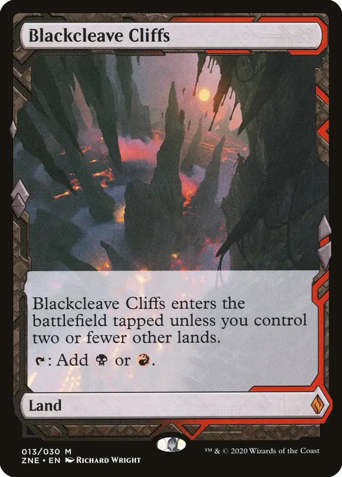 Card image of Blackcleave Cliffs