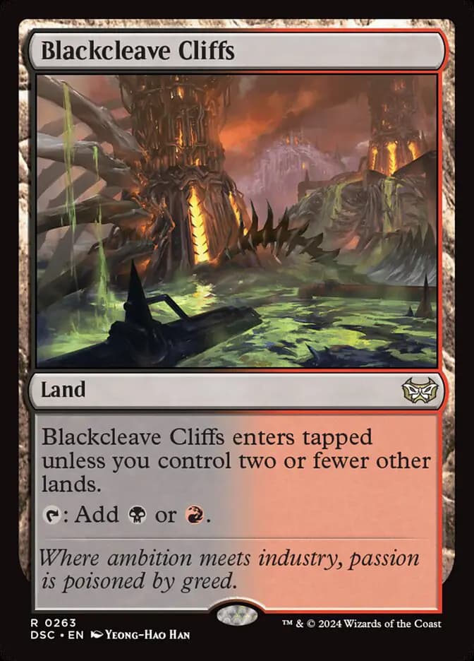 Card image of Blackcleave Cliffs