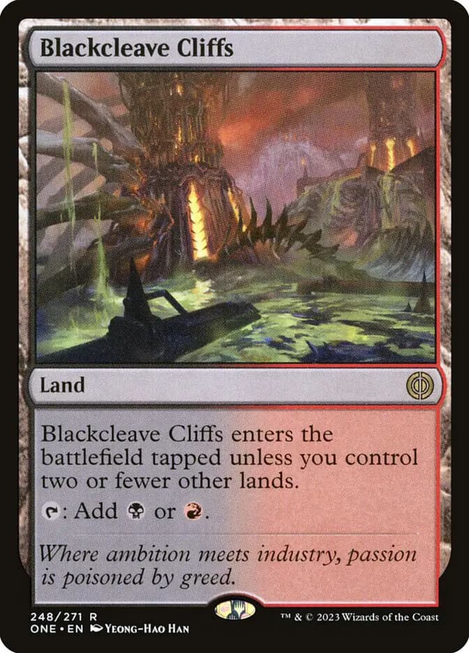 Card image of Blackcleave Cliffs