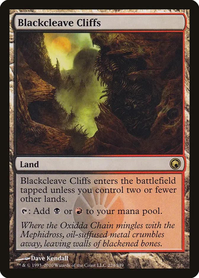 Card image of Blackcleave Cliffs