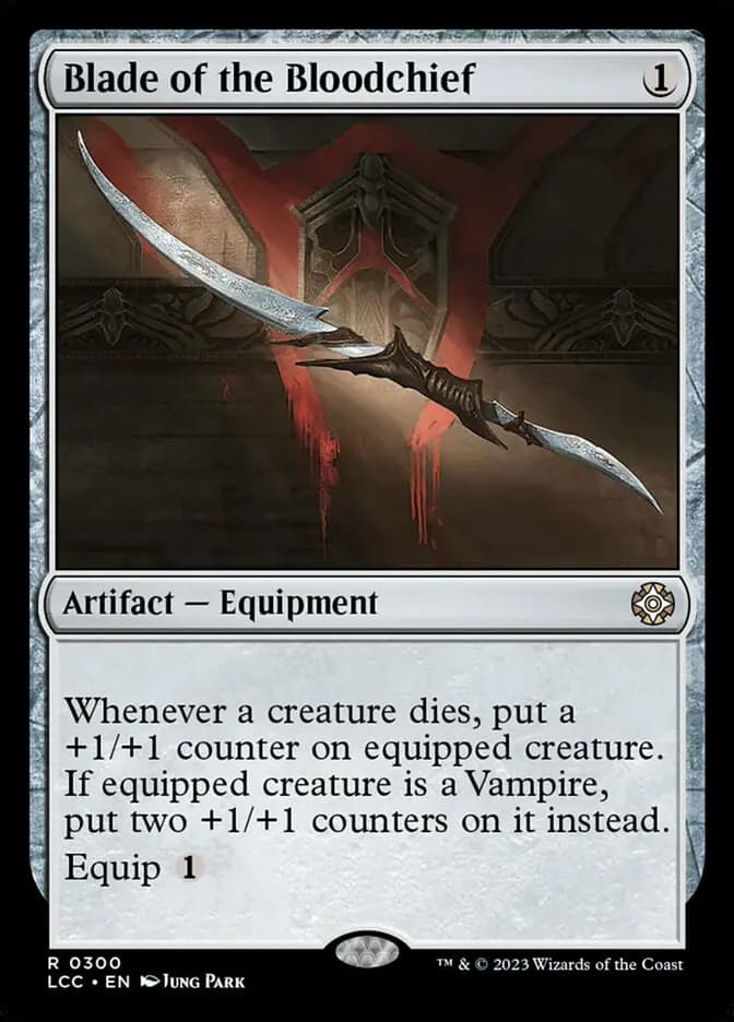 Card image of Blade of the Bloodchief