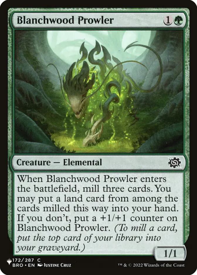 Card image of Blanchwood Prowler