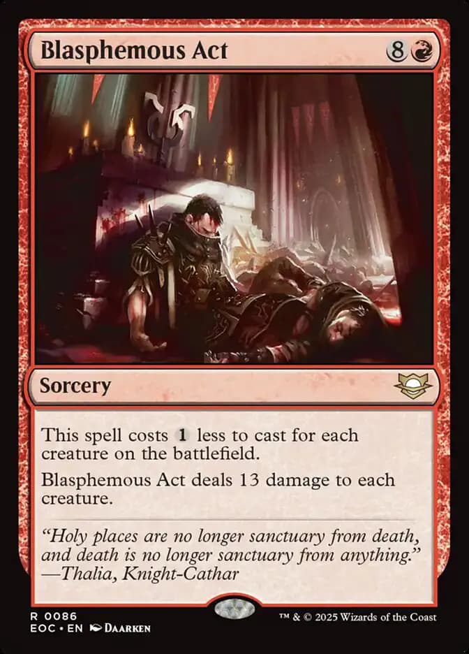 Card image of Blasphemous Act