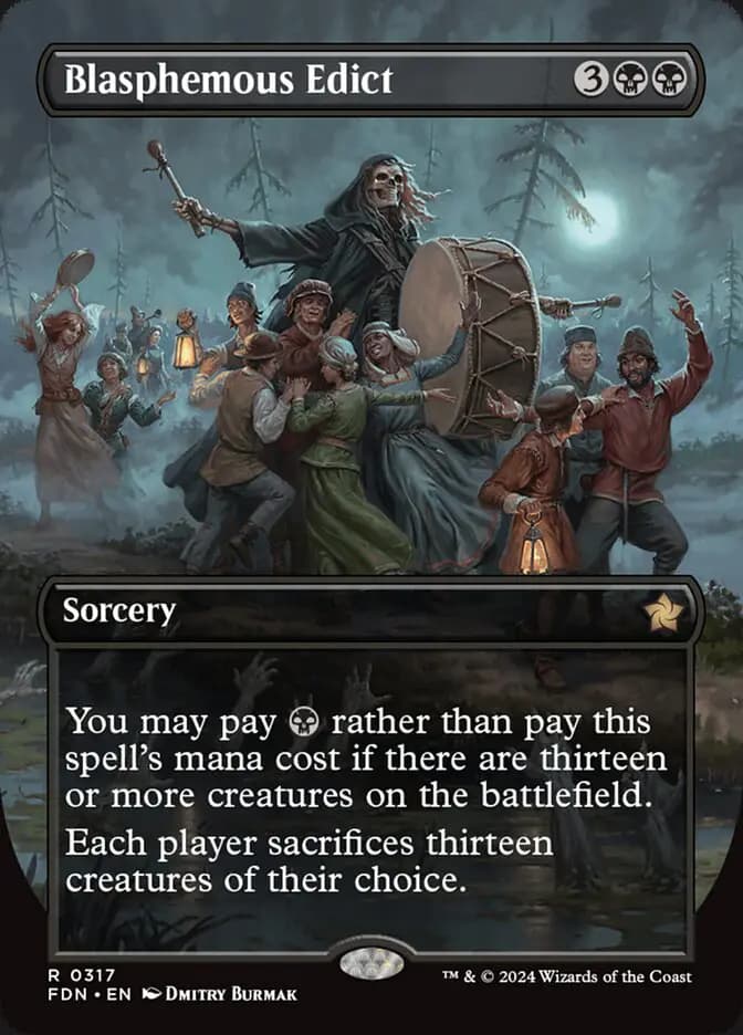 Card image of Blasphemous Edict