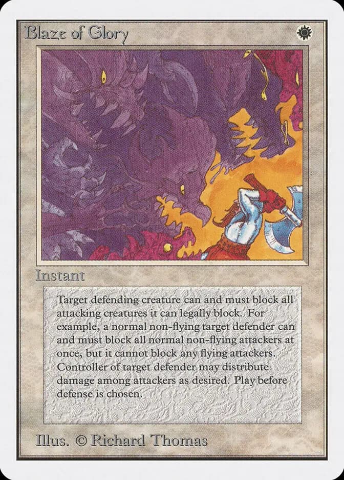 Card image of Blaze of Glory
