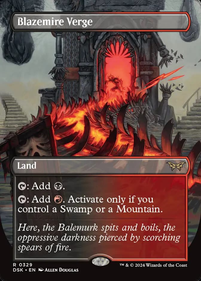 Card image of Blazemire Verge