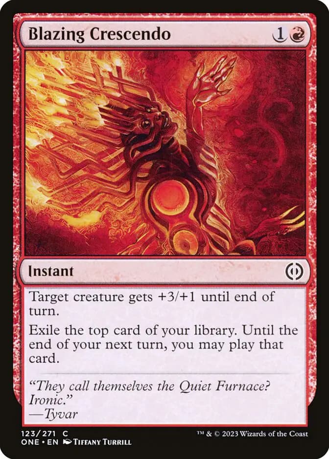 Card image of Blazing Crescendo