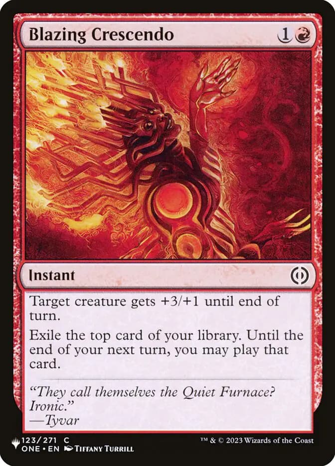 Card image of Blazing Crescendo