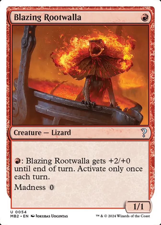 Card image of Blazing Rootwalla
