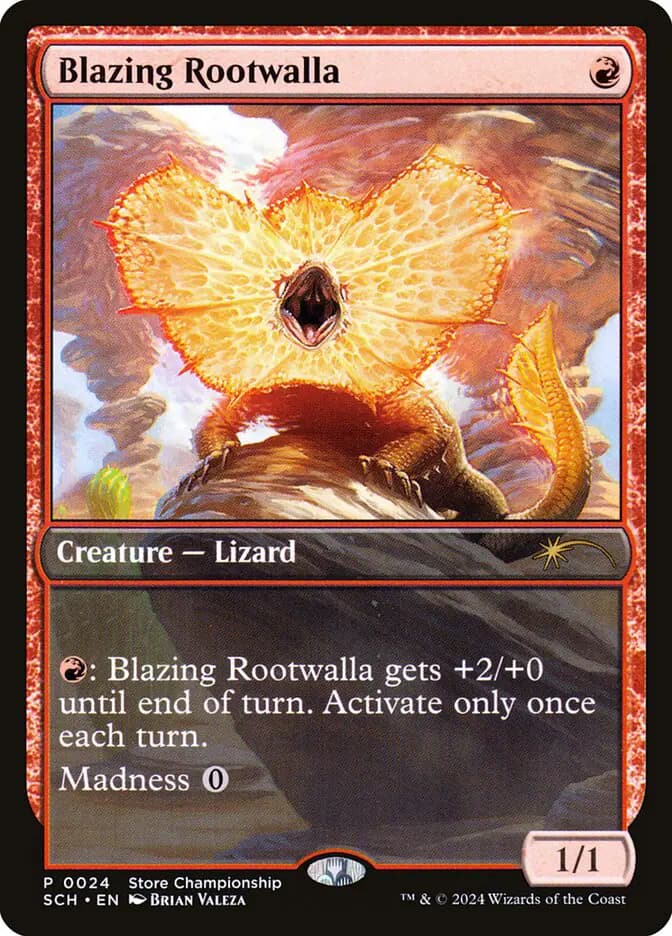 Card image of Blazing Rootwalla