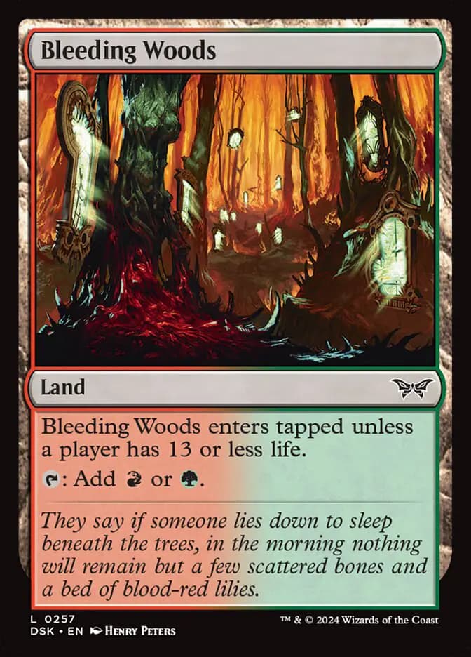 Card image of Bleeding Woods