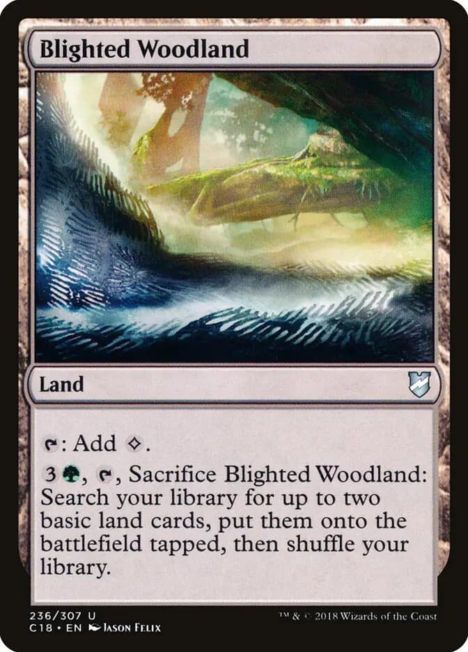 Card image of Blighted Woodland