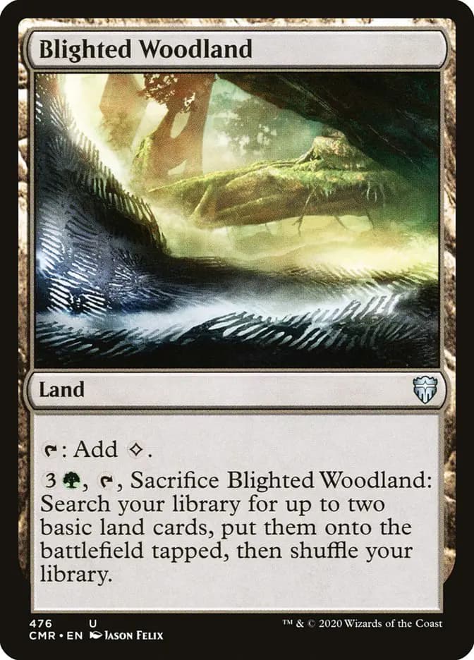 Card image of Blighted Woodland