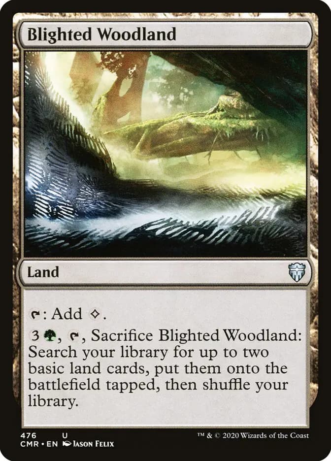 Card image of Blighted Woodland