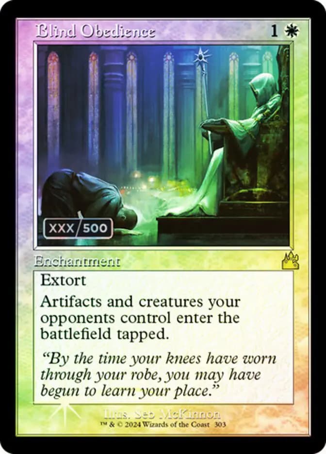 Card image of Blind Obedience