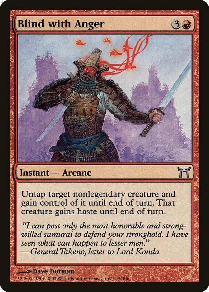 Card image of Blind with Anger