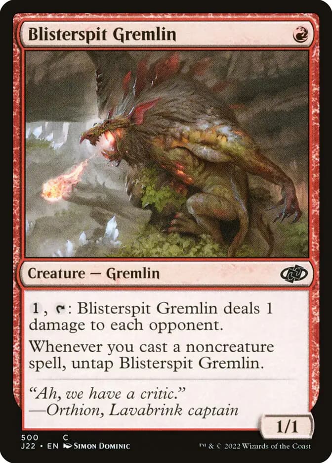 Card image of Blisterspit Gremlin
