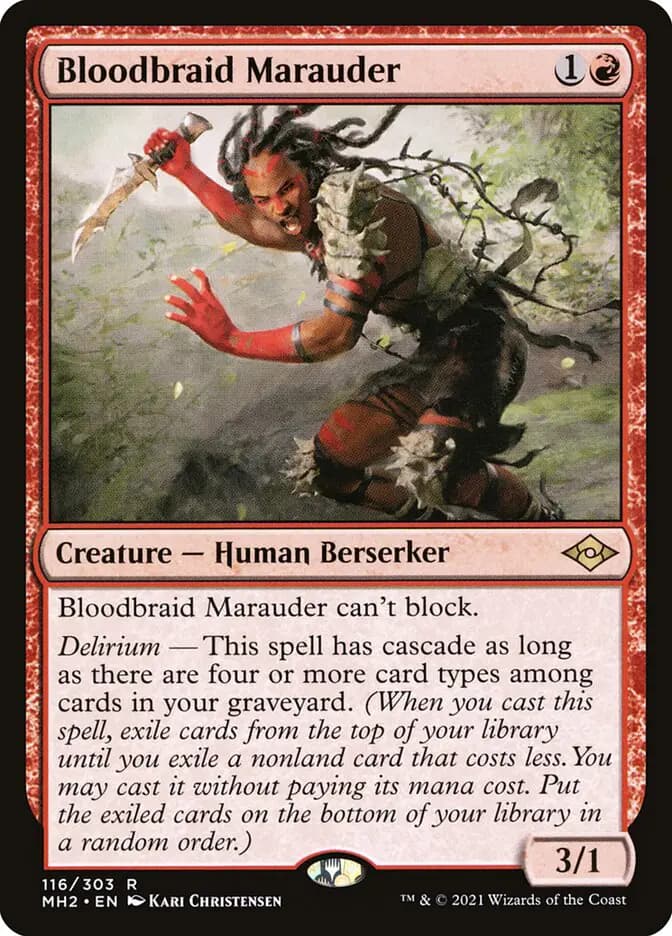 Card image of Bloodbraid Marauder