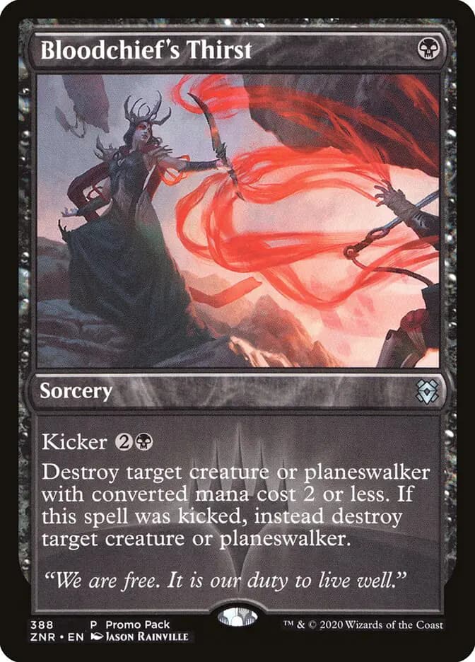Card image of Bloodchief's Thirst