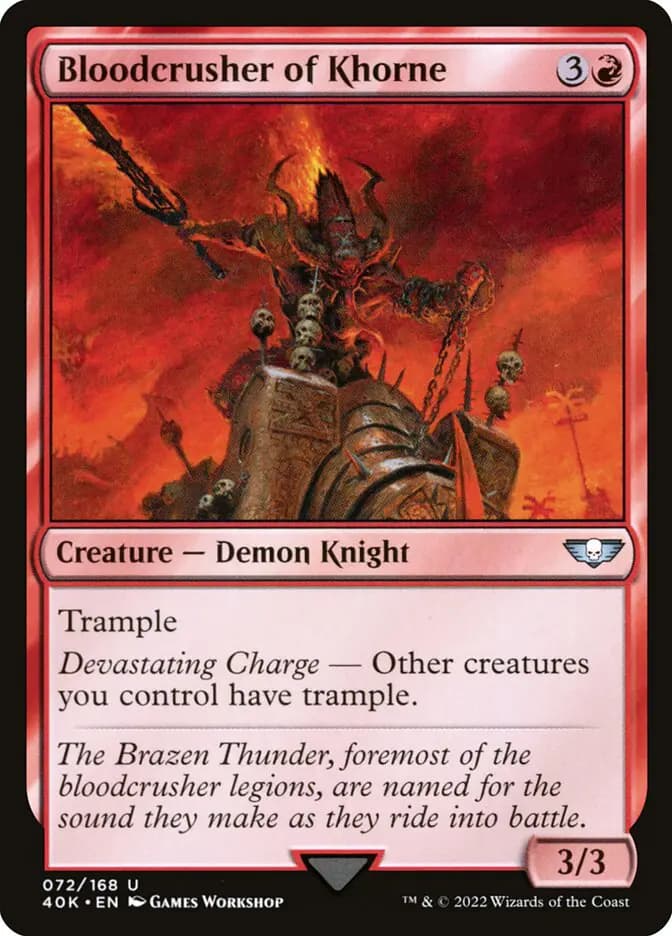 Card image of Bloodcrusher of Khorne