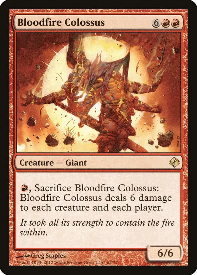 Card image of Bloodfire Colossus