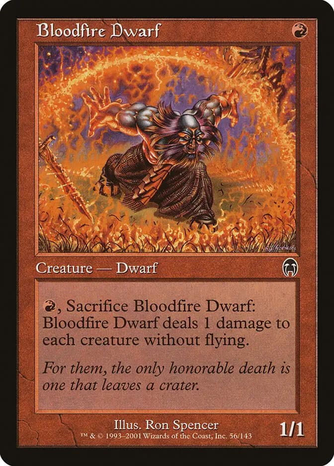 Card image of Bloodfire Dwarf
