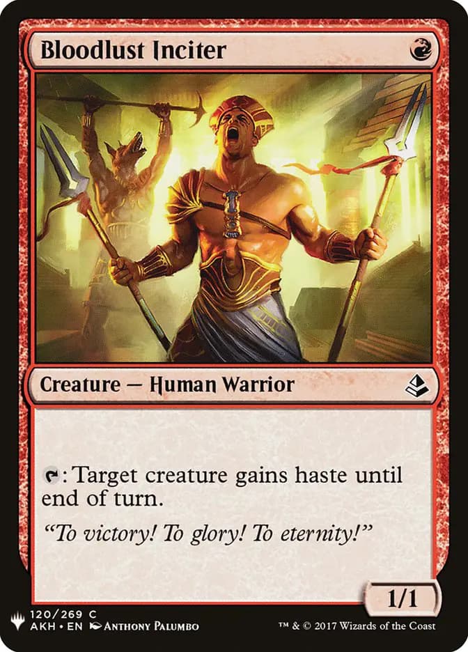 Card image of Bloodlust Inciter