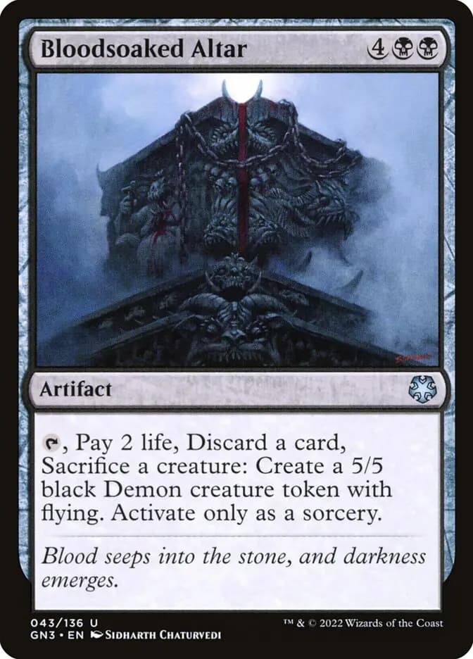 Card image of Bloodsoaked Altar