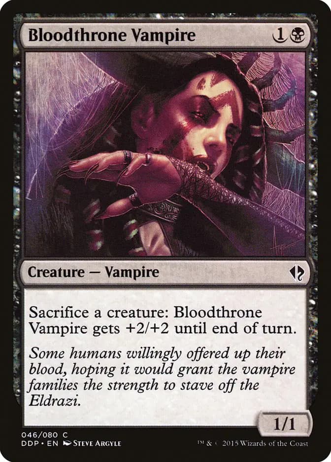 Card image of Bloodthrone Vampire