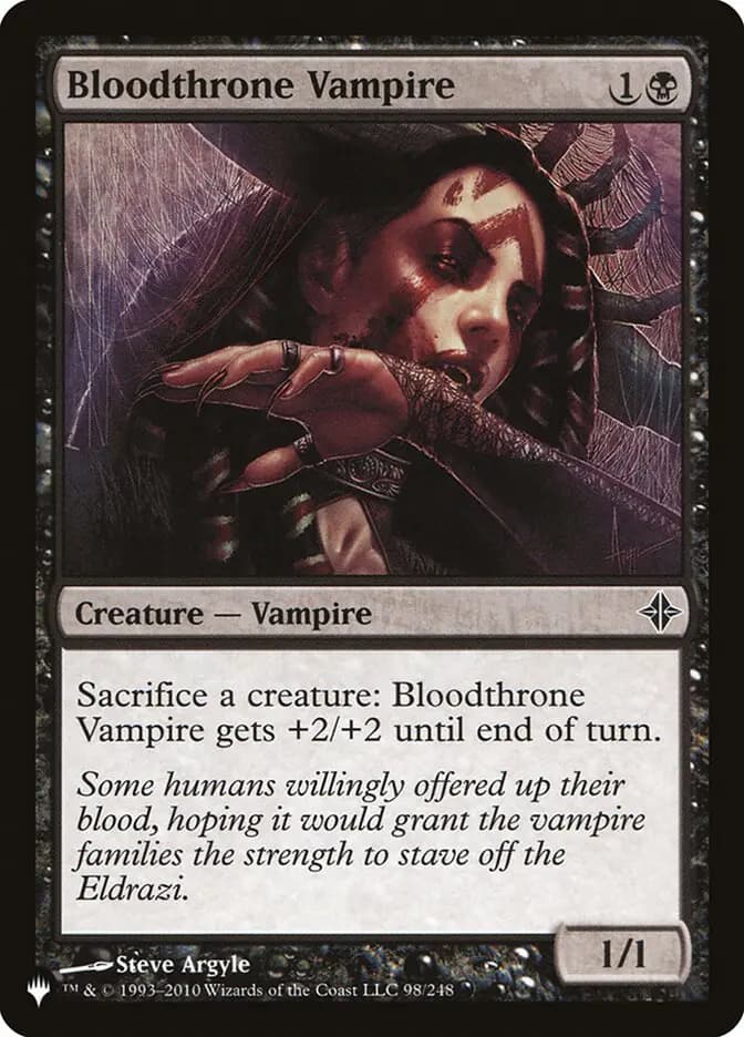 Card image of Bloodthrone Vampire