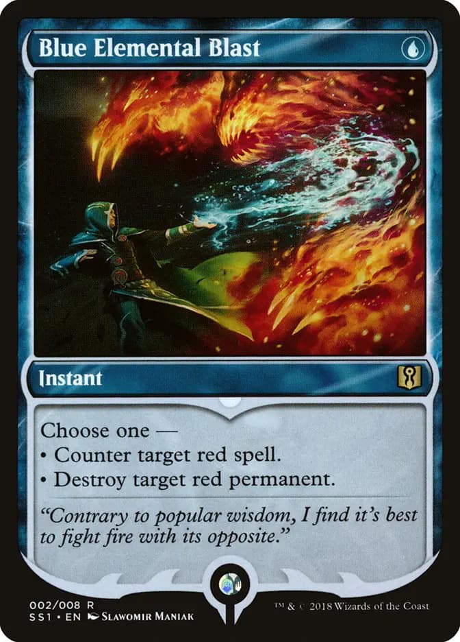Card image of Blue Elemental Blast