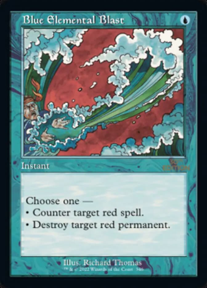 Card image of Blue Elemental Blast