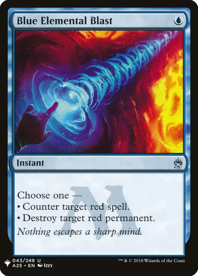 Card image of Blue Elemental Blast