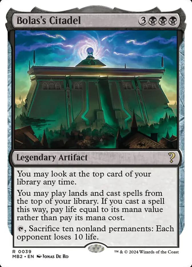 Card image of Bolas's Citadel
