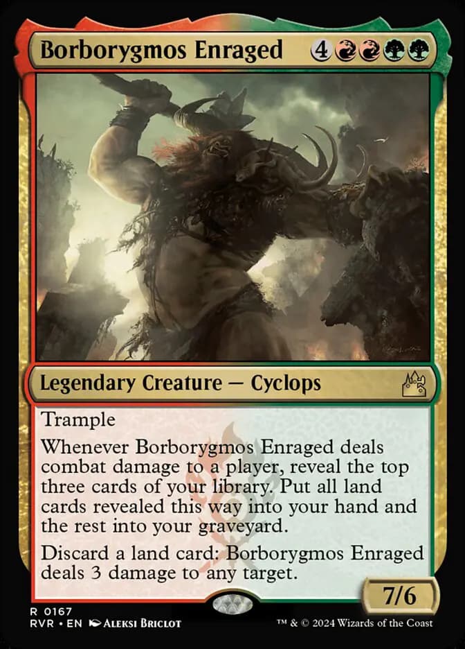 Card image of Borborygmos Enraged