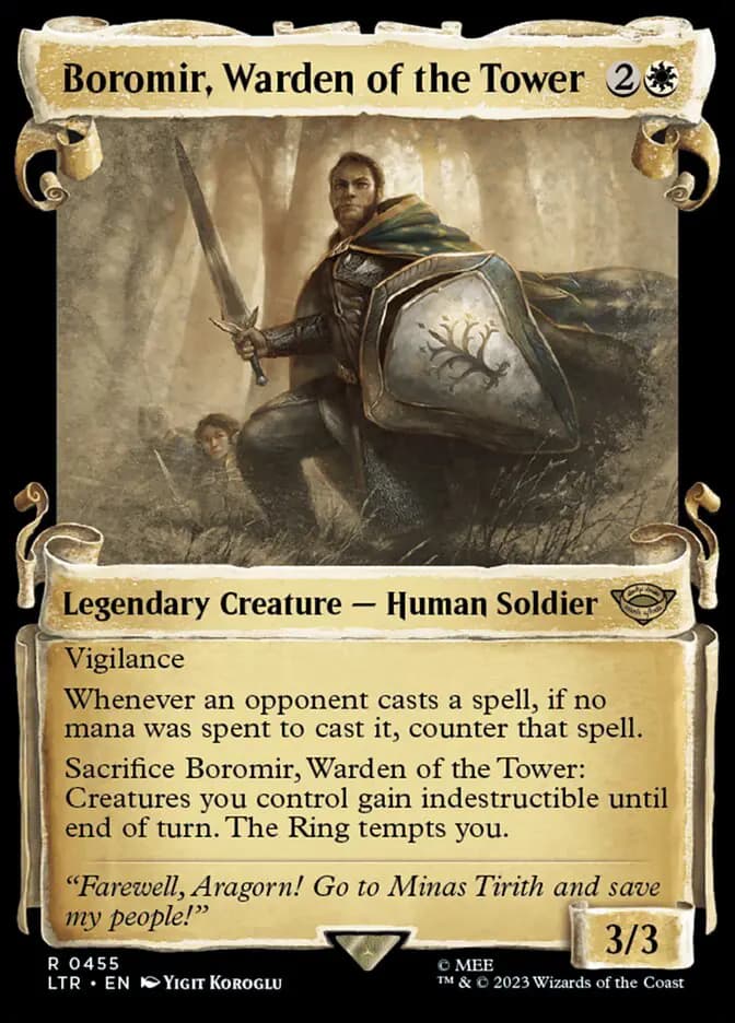 Card image of Boromir, Warden of the Tower
