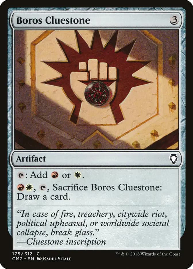 Card image of Boros Cluestone